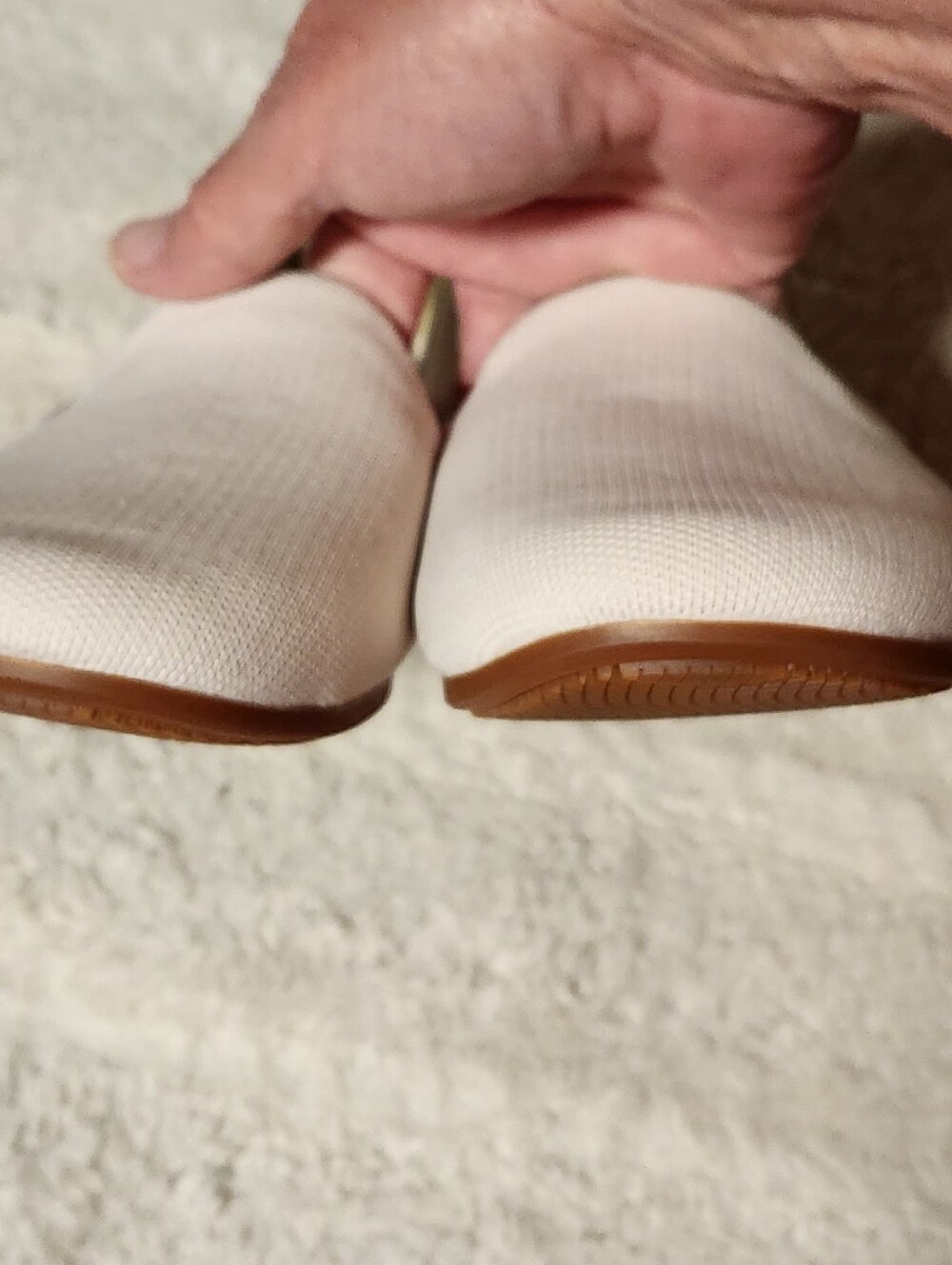 Vessi Market Flat Womens Size 11 Cream Trail Shore Waterproof Loafers EUC - Picture 8 of 12